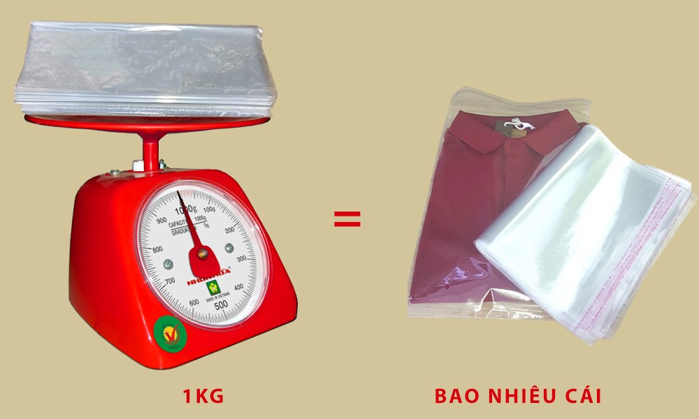 Cách tính trọng lượng túi PE chính xác